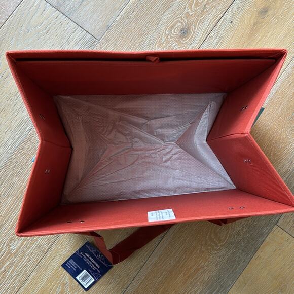 NWT Trader Joe’s Stand-Up Collapsible Grocery Tote Bag - Picture 3 of 4